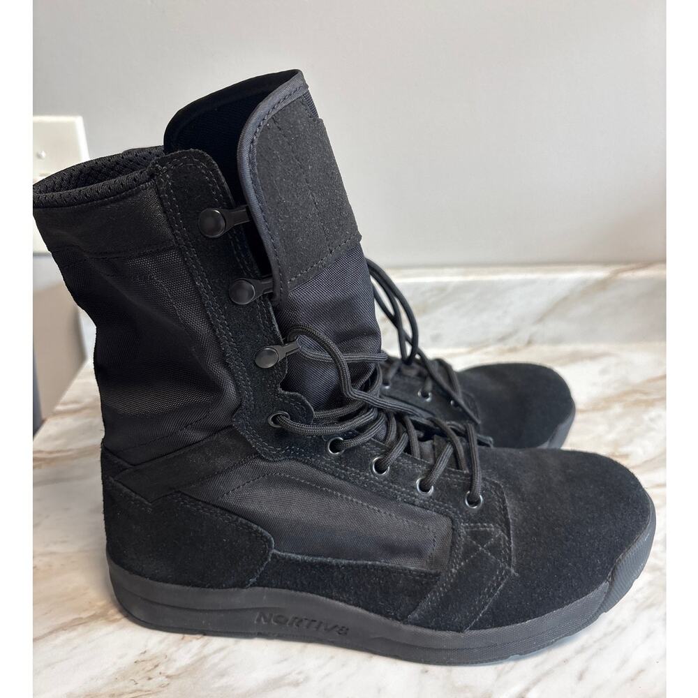 Nortiv 8 Delta-High Men’s 10 Lightweight Military Combat Work Boots Black
